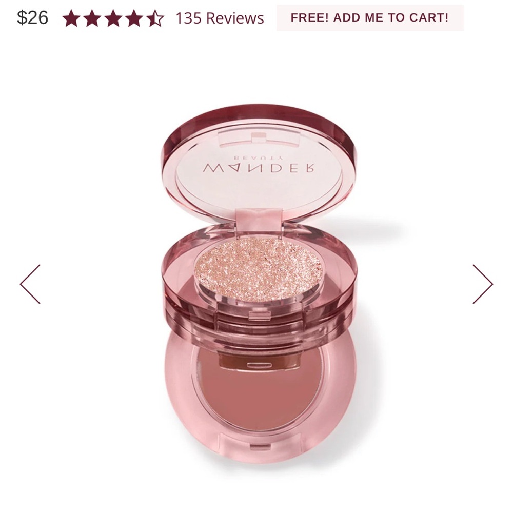 Wander Beauty Double Date Eyeshadow Duo in Eye Candy & Crush